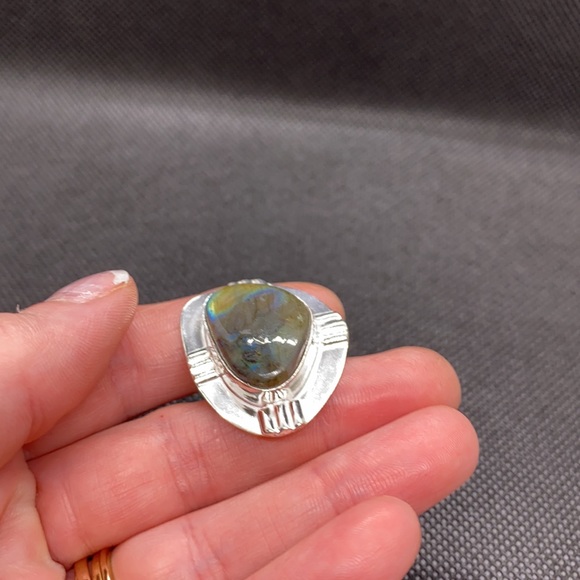 Labradorite sterling silver ring Final Price! - Picture 9 of 9